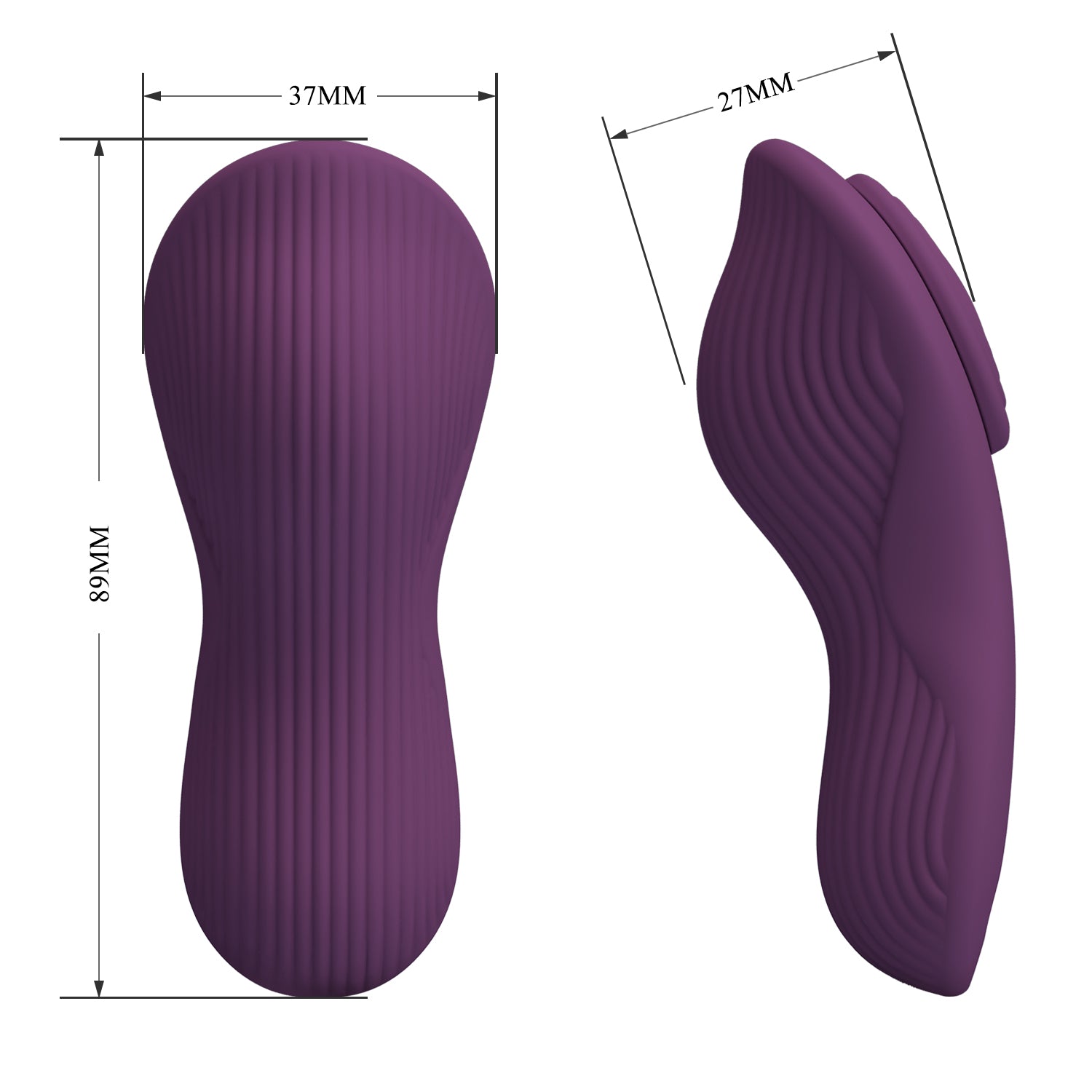 vibratore clitoride mane viola pretty love