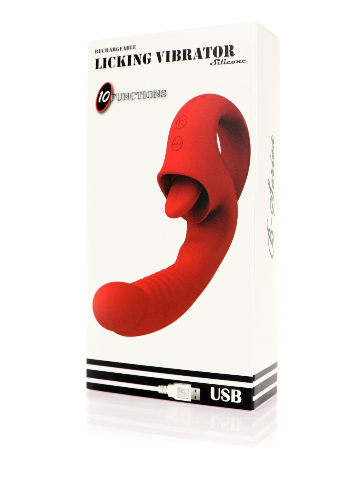 vibratore doppia stimolazione licking rosso